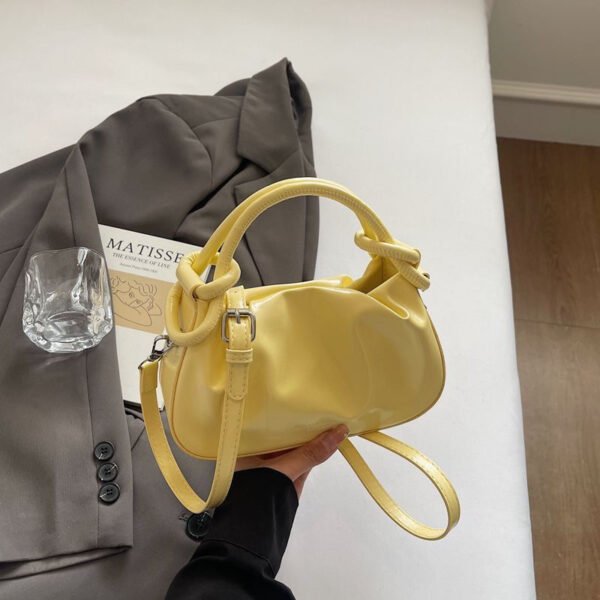 Shoulder Bags  Genuine Leather Women's Pillow Classic Bag Soft Cowhide Totes High Quality Female Commute Handbag Gray