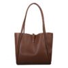Korean version solid color mother-in-law bag 2025 new women's bag simple portable tote bag large capacity spring fashion shoulder bag