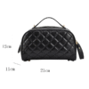 f65dcd3993defe3e7407a5ae087c4c83 Leather Makeup Bag: Black Cosmetic Bag, Women's Large Toiletry Bag, Designer Make Up Bag - Double Zipper Travel Organizer